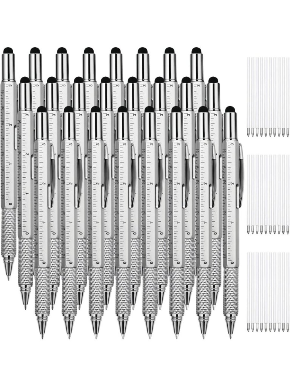 24 Pcs 6-in-1 Multitool Pen Set, Perfect Gifts for Men, Fathers Day & Christmas